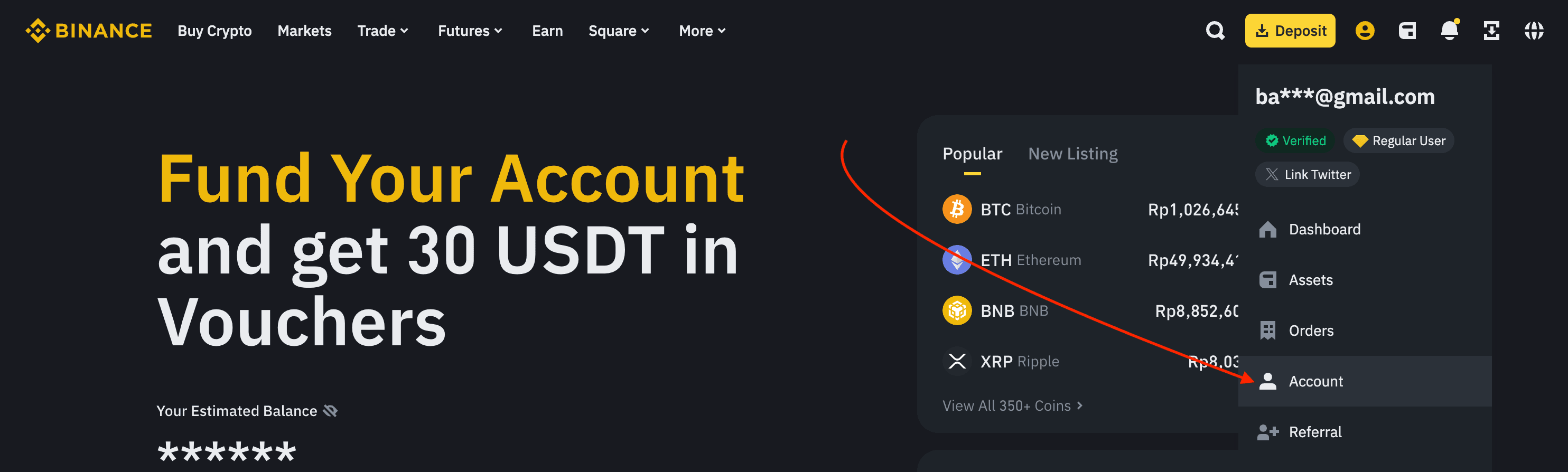 Binance-get-started-api-key